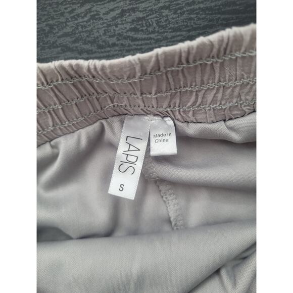 Lapis Tiered Embroidered Lace Trim Maxi Skirt Size S Gray Fairy Grunge Boho - Picture 5 of 8